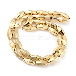 Electroplated Synthetic Magnetic Hematite Beads Strands&nbsp;G-Z032-A01-01LG