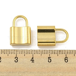 304ステンレスペンダント  南京錠チャーム  14KGP本金メッキ  19x13x4.5mm  穴：6.8x6.5mm&nbsp;STAS-P356-17D-G