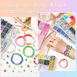 DIY Handmade Polymer Clay & Glass Seed Beads Bracelets Making Kits&nbsp;DIY-YW0011-15