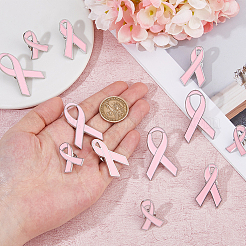 12Pcs 3 Styles Awareness Ribbon Theme Enamel Pins&nbsp;JEWB-FH0002-18