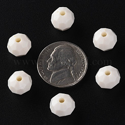 不透明なアクリルビーズ  多面カット  染め  ラウンド  ミックスカラー  10mm  穴：2mm  約1050個/500g&nbsp;MACR-S373-69-S