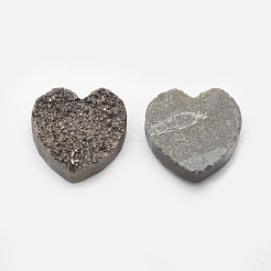 Natural Druzy Quartz Crystal Cabochons&nbsp;G-I207-01L-A
