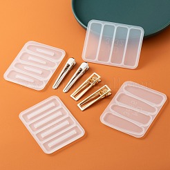 3Pcs 3 Style Rectangle & Triangle & Teardrop Silicone Hair Clip Molds&nbsp;DIY-LS0004-02