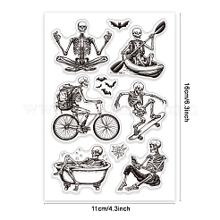 Custom Summer Theme PVC Plastic Clear Stamps&nbsp;DIY-WH0631-0363