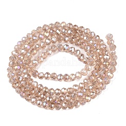 Electroplate Glass Beads Strands&nbsp;EGLA-A044-T2mm-B20