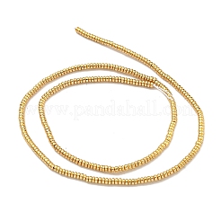 Electroplated Synthetic Non-Magnetic Hematite Beads Strands&nbsp;G-I360-E01-02