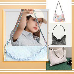 2Pcs Zinc Alloy Cable Chain Bag Handles&nbsp;FIND-PH0009-82D
