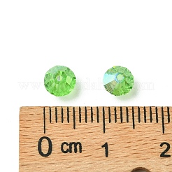 プレシオサ®クリスタルビーズ  チェコクリスタル  双円錐形(451 69 302 ロンデル)  50520 200 ペリドット ab  5mm  穴：1mm&nbsp;X-PRC-BA5-50520-200