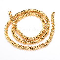 Electroplate Non-magnetic Synthetic Hematite Bead Strands&nbsp;G-Q465-13G