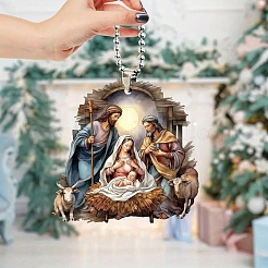 Religion Jesus Acrylic Hanging Ornaments&nbsp;PW-WGEBBB8-01