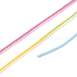 Segment Dyed Twisted Waxed Polyester Cord&nbsp;YC-C003-01A