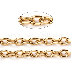 3.28 Feet Ion Plating(IP) 304 Stainless Steel Cable Chains&nbsp;X-CHS-O008-03G