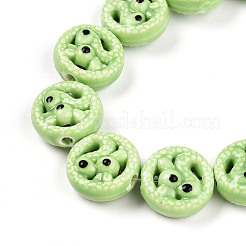 Handmade Porcelain Bead Strands&nbsp;PORC-N011-01A