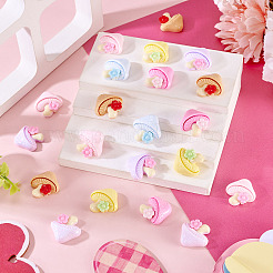 30Pcs Opaque Resin Cabochons&nbsp;CRES-TA0001-46