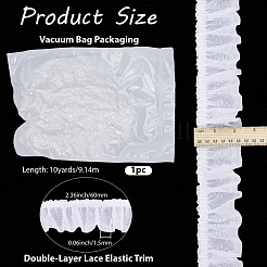 10 Yards Polyester Lace Ribbon&nbsp;OCOR-GF0006-25B
