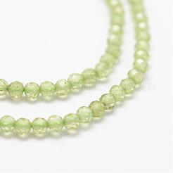 Natural Olive Quartz Beads Strands&nbsp;G-K185-17