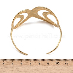Hollow 304 Stainless Steel Cuff Bangles for Women&nbsp;LS-BJEW-L709-01G