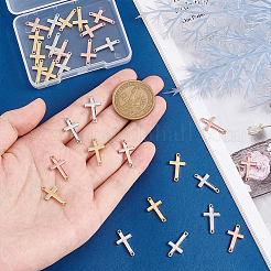 30Pcs 3 Colors Brass Connector Charms&nbsp;KK-PH0005-50