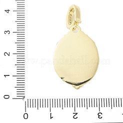 Brass Enamel Pendants&nbsp;KK-F886-03G-08