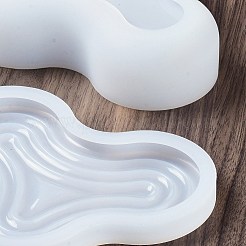 DIYシリコン収納型  レジン型  粘土工芸の金型ツール  ホワイト  三角形  150x110x13~38mm&nbsp;SIMO-P008-07A