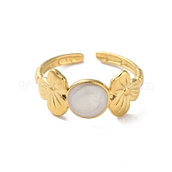 304 Stainless Steel Enamel Cuff Rings&nbsp;RJEW-M171-22G