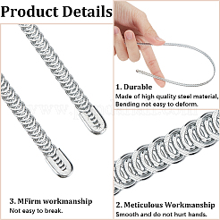 Carbon Steel Spiral Corset Boning Stay&nbsp;FIND-WH0420-01D-P