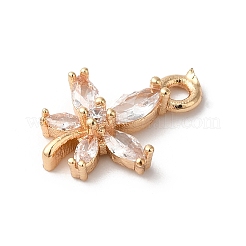 Brass and Glass Pendants&nbsp;KK-C062-097G