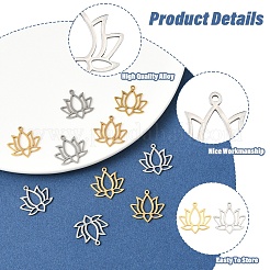10Pcs 2 Colors 304 Stainless Steel Pendants&nbsp;STAS-YW0003-48