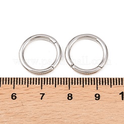 真鍮のツイスタークラスプ  ラックめっき  長持ちメッキ  カドミウムフリー＆鉛フリー  リング  プラチナ  16x2mm&nbsp;KK-Z146-04P-02