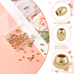100Pcs Rack Plating Brass Beads&nbsp;KK-GO0001-72