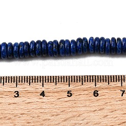 ミックス天然石ビーズ連売り  ロンデル  染めと未染色の混合  6~6.5x2~3mm  穴：0.6~0.8mm  約178個/連  14.88~15.24''（37.8~38.7センチメートル）&nbsp;G-Q159-B-01