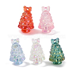 UV Plating Transparent Acrylic Pendants&nbsp;MACR-F080-23