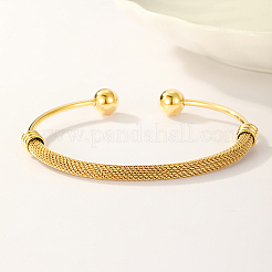 201 Stainless Steel Cuff Bracelet for Women&nbsp;TM3907