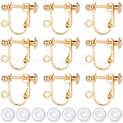 20Pcs 316 Surgical Stainless Steel Clip-on Earring Findings&nbsp;STAS-BBC0010-93