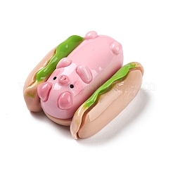 Opaque Resin Cute Pig Imitation Food Decoden Cabochons&nbsp;CRES-M016-01A