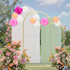 クレープ紙造花1袋  結婚式のお祝いの装飾のために  ピンク  175~180x27~28mm&nbsp;DIY-SC0032-64C
