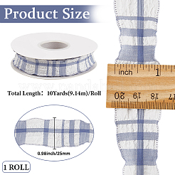 Cloth Plaid Ribbon&nbsp;OCOR-WH20071-001F