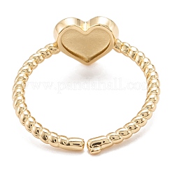 Brass Enamel Cuff Rings&nbsp;RJEW-I077-05G