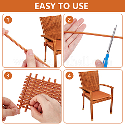 1Bundle Plastic Wicker Strips&nbsp;AJEW-BC0010-22C