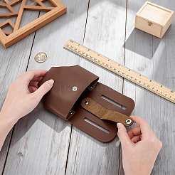 PU Leather Tape Measure Holder for Belt&nbsp;TOOL-WH0059-080A