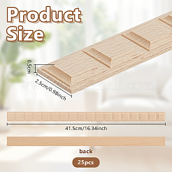 25Pcs Wood Ceiling Molding&nbsp;AJEW-OC0016-05E