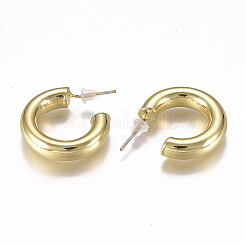 Brass Stud Earrings&nbsp;EJEW-F244-02