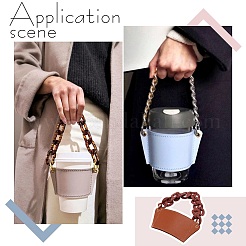PU Leather Heat Resistant Reusable Cup Sleeve&nbsp;AJEW-WH0240-85A