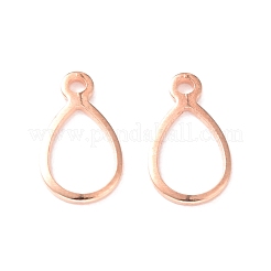 304 Stainless Steel Open Charms&nbsp;STAS-P227-22RG