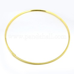 Brass Choker Collar Necklace Making&nbsp;BJEW-F132-02G