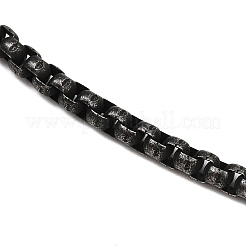 304 Stainless Steel Box Chain Necklaces&nbsp;STAS-O099-23AS-1