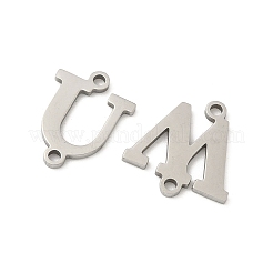26Pcs 26 Styles 201 Stainless Steel Laser Cut Letter A~Z Links&nbsp;STAS-P428-16P