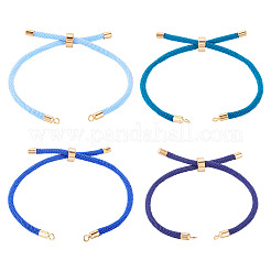 4Pcs 4 Colors Polyester Cord Bracelet Making&nbsp;MAK-TA0001-42