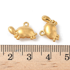 304ステンレススチールチャーム  イオンプレーティング（ip）  亀のチャーム  18KGP本金メッキ  10.5x16x5mm  穴：1.2mm&nbsp;STAS-F320-13G