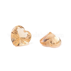 Transparent Pointed Back Glass Cabochons&nbsp;GLAA-WH0015-37K